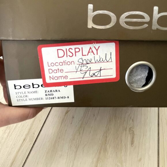 Bebe Red Patent Leather Stiletto Heels Size 8.5 | Brand New in Box | Bold & Chi - Picture 10 of 10